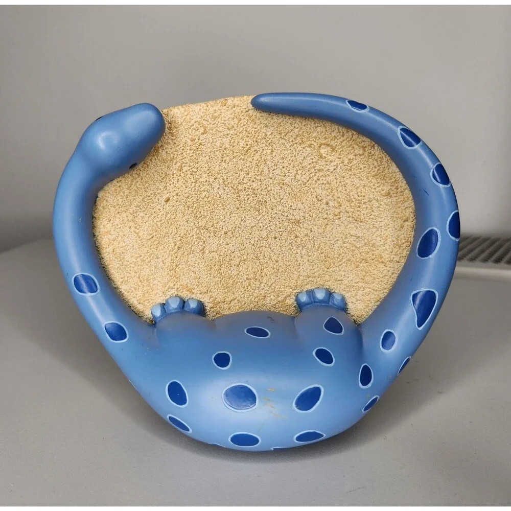 2007 Dino Walk Stegosaurus & Brontosaurus Bathroom Kids Soap Dish & Dispenser